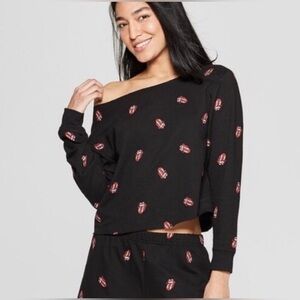 The Rolling Stones Terry Knit Sleep Set, M